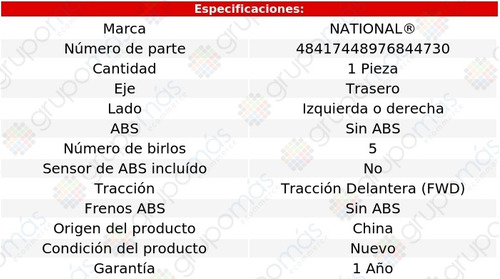 Maza Trasera Izquierda O Derecha National Laser 1990 A 1994 Foto 3