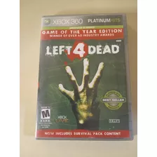 Left4dead Xbox 360/0ne Game Of The Year Edition