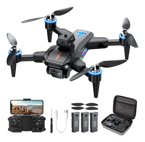 Mini Drones 8k Dron Con Cámara Profesionales 3 Baterías 5g
