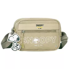 Bolsas Femininas Pequena Transversal Snoopy Colors Em Nylon
