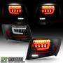 For 08-14 Subaru Impreza Wrx Led Drl Switchback Black Sm Yyk