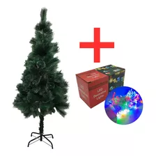 Árbol De Navidad Premium Frondoso 1,80m + Luces De Regalo