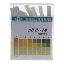 Papel Medicion Ph Profesional 100 Tiras 0-14 Calidad Stgo.