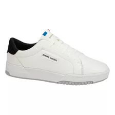 Tenis Hombre Casual Pierre Cardin 62ma Blancos Antideslizant