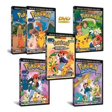 Pokémon 1ª Até A 5ª Temporada Completas E Dubladas Em Dvd