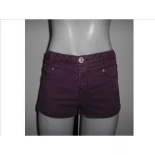 Short Marca Vanilla Star Dama Mezclilla Purpura Talla 3