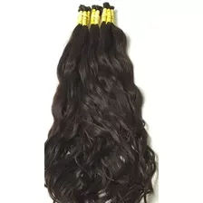 Cabelo Humano Ponta Cheia Liso Ondulado 70/75 Cm 100 Gramas