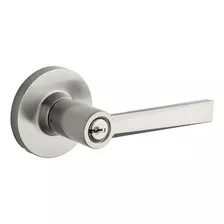 Kwikset 94050-535 Westley Manija De Entrada Con Llave 2022 Color Gris