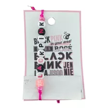 Pulsera Blackpink Blink Kpop Cubos Letras Ajustable Idols