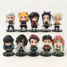 Set De Figuras De Demon Slayer Kimetsu No Yaiba