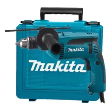 Furadeira Martelete Parafusadeira Elétrica De 13mm Makita Hp1640k 680w + Accesorios Com Maleta De Transporte 240v