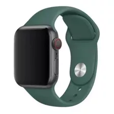 Pulseira Sport Para Apple Watch Serie 8 41mm 45mm Sm Top Cor Verde-escuro Largura 41 Mm