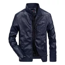 Chaqueta De Cuero Leather Jac Con Uniforme De Béisbol Para H