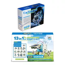 Pack X2 Modelos Kit Robot Solar: 13en1 + 6en1