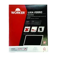 Lixa Para Ferro Grão 80 - 225x275mm Worker