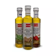 Kit3 Azeites Montosco: Manjericão, Pimenta Calabresa E Trufa