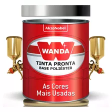 Tinta Automotiva Base Poliéster Várias Cores 900ml Wanda