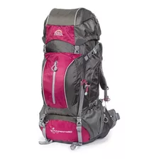 Mochila Camping Doite Annapurna 60l Viaje Mochilero Color Morado