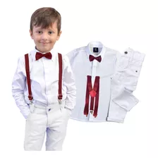 Roupa Bebê Menino Infantil Apresentação - Batizado - Festa 