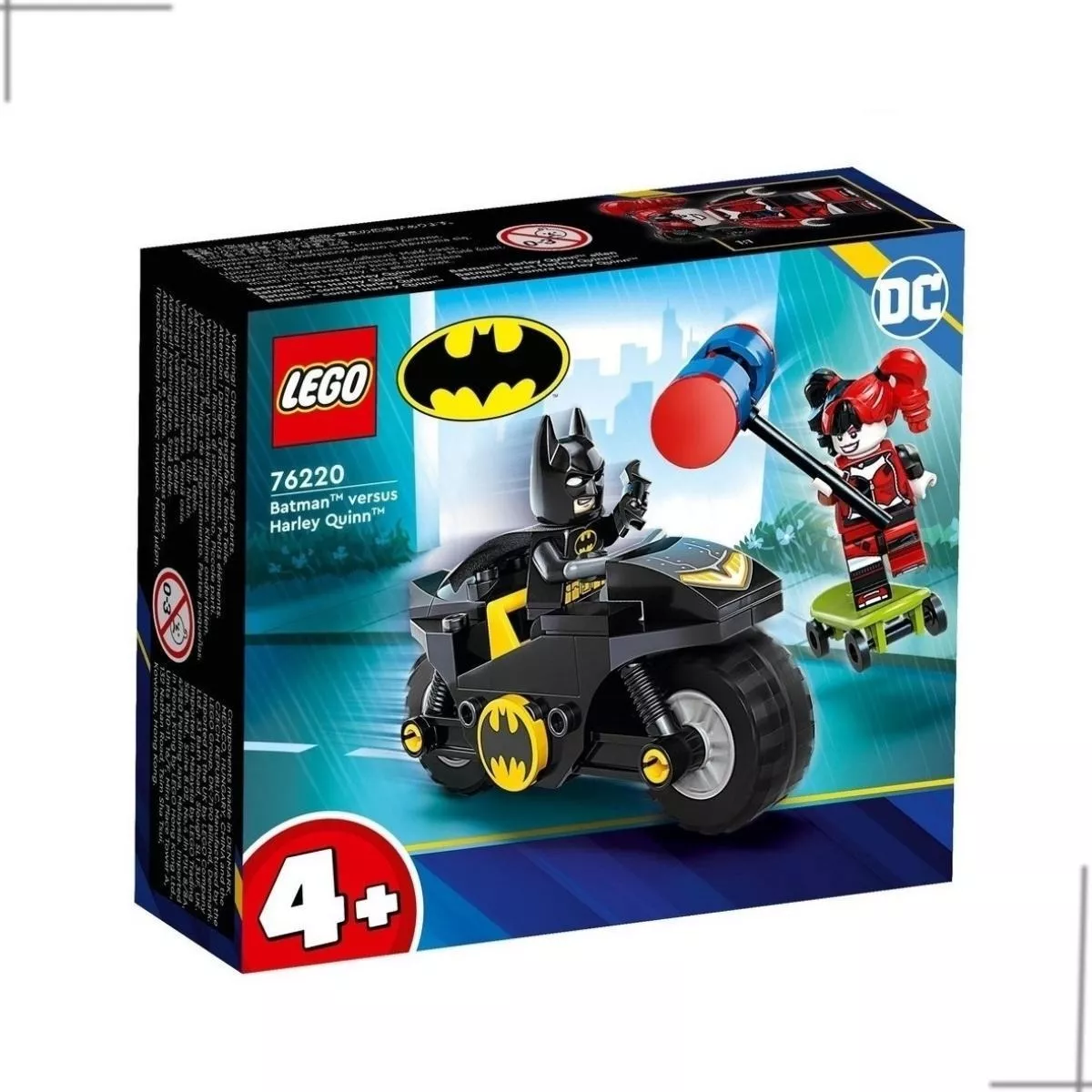Brinquedo Lego Dc 76220 Batman Contra Harley Quinn 42 Pecas