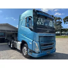 Volvo Fh 500 Azul Globetrotter 6x2 Ano 2023/23 Susp. Mola 