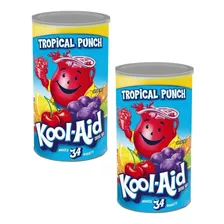 Kool Aid 2 Botes Sabor Tropical Punch En Polvo (2.33kg)