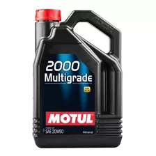 Aceite Mineral 20w50 Auto Motul 2000 Multigrado Galón 5l