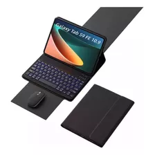 Funda+teclado+ratón Iluminado Para Galaxy Tab S9 Fe 10.9 Ç