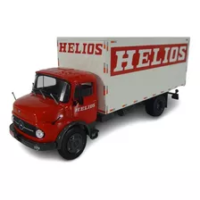 Miniatura Caminhao Mercedes 1113 1969 Bau Vermelho 1:43 Ixo