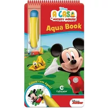 Aquabook Mickey Mouse Disney Pinta Com Água Livro Capa Dura