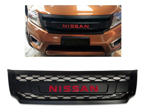 Parrilla Rejilla Frente Nissan Frontier 2016-2020 Logo Foto 2