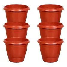 Kit De Vasos Plantação Plasnew Plástico Reforçado Ref - P100