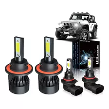 Kit De Focos Led 9008 9006 9145 Para Jeep Liberty 2008-2012