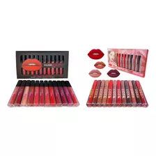 Lipstick Matte, Huxia Kayla Labiales Set De 24 Piezas 