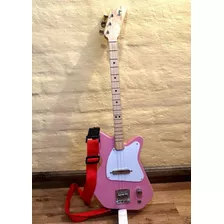  Guitarra Loog Eléctrica 3 Cuerdas + Amplificador Yamaha