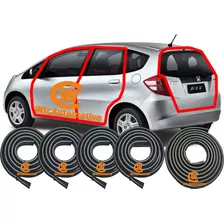 Kit Borrachas Portas E P-malas Honda Fit Até 2013 4p Gp