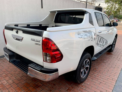 Roll Bar Color Blanco Toyota Hilux 2016-2023 Trd Sl Carguia Foto 6