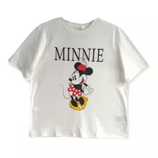 Remera Disney H&m Original Importada Minnie Mujer Talle S