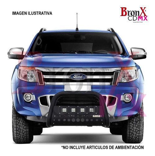 Burrera Bronx Black 4 Faros Ford Lobo 2009-2014 Foto 8