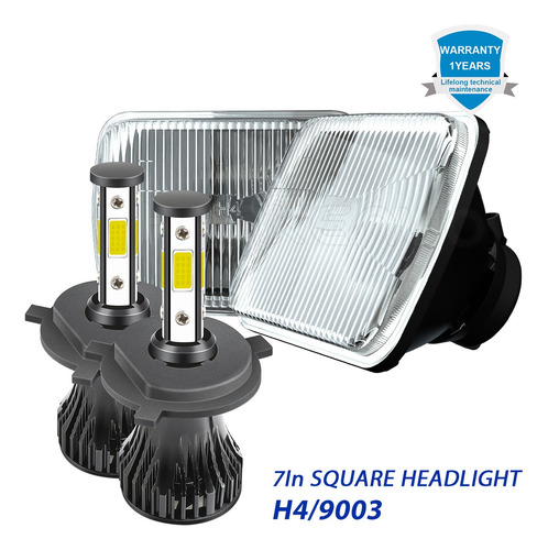 Faros Led Compatibles Con Nissan Pickup D21 92-97 H4 NISSAN Pick-Up