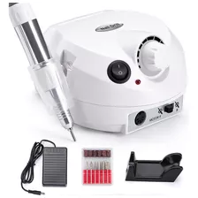 Micromotor Nail Drill 30.000rpm Bivolt Porquinho Branco Cor Unica 110v/220v (bivolt)