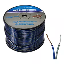 Cable Cristal Oxigenado Avc C2x12 Azul - Gris 305 Mts 