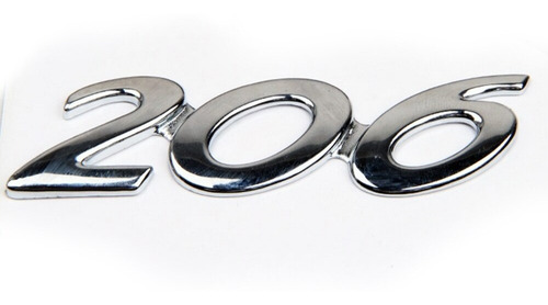Logo Emblema Para Peugeot 206 9.3x2.6cm Plstico Foto 3