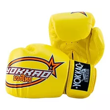 Guantes De Boxeo Yokkao 14 Oz Amarillo