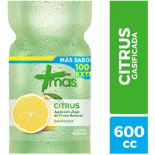 Agua Saborizada Mas Con Gas Citrus 600cc(1uni)super