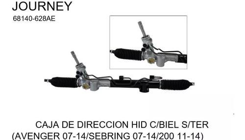 Cremallera De Direccion Hidraulica Chrysler 200 2011-2014 Foto 6