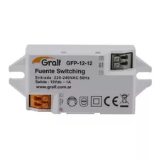 Fuente Switching Interna 12v 1a Con Bornera -gralf-