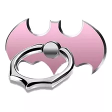 Soporte Anillo Celular Batman Giratorio 360° Negro O Rosado