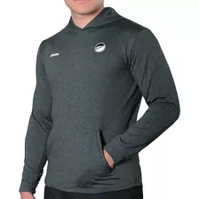 Buzo Canguro Nueva Zelanda Gris Black Imago Hombre Deportivo