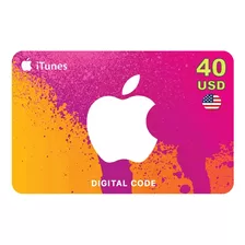 40 Itunes Gift Card Digital Original Apple Store Eeuu
